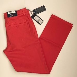 NEW! Vineyard Vines Mens 30x30 Jetty Red Slim Pant Stretch Trouser Pants
